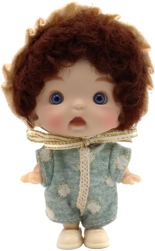 Кукла Funky Toys Baby Cute 10 см, FT0689338 голубой