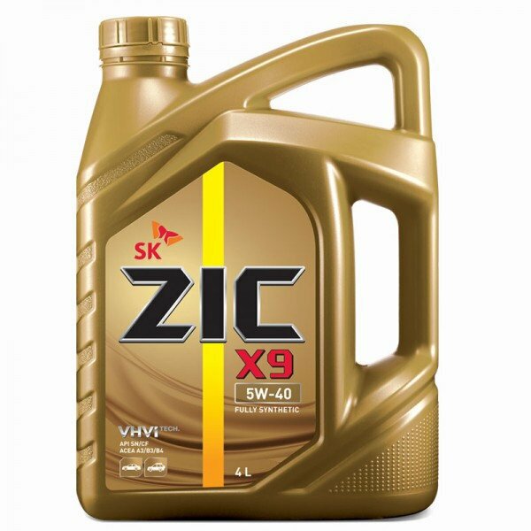 Масло моторное ZIC X9 5w40 LS Diesel 4л (старое обозначение -XQ LS SN/CF 5W40) 5w40 X9 LS Diesel 4л 162609