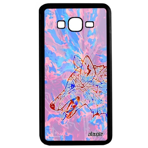фото Чехол на смартфон galaxy grand prime, "волк" wolf зверь utaupia
