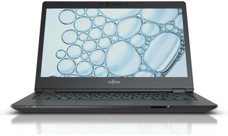 14" Ноутбук Fujitsu LIFEBOOK U7410 (1920x1080, Intel Core i5 1.6 ГГц, RAM 16 ГБ, SSD 512 ГБ, без ОС), U7410M0003RU, черный