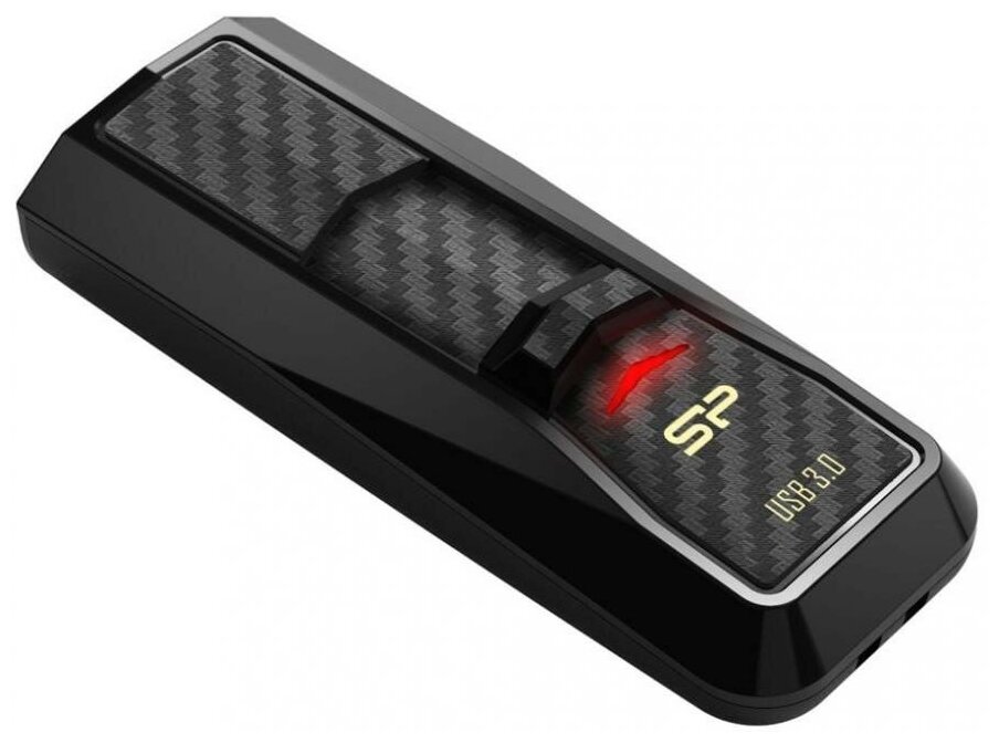 Флешка USB SILICON POWER Blaze B50 16Гб, USB3.0, красный [sp016gbuf3b50v1r] - фото №2