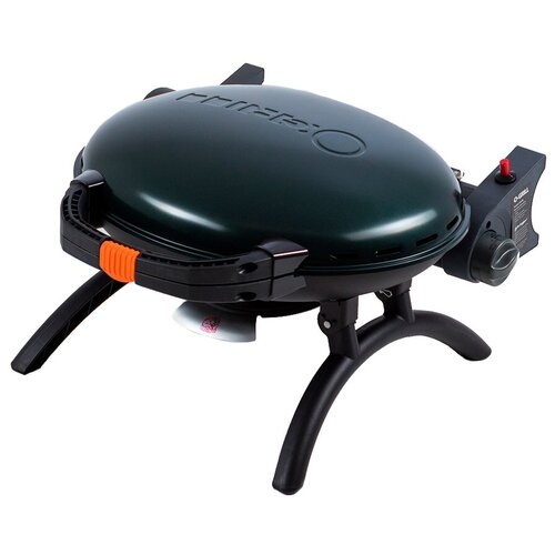 Газовый гриль O-GRILL 500M зеленый/черный