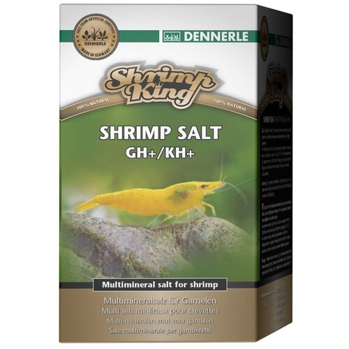 Dennerle Shrimp King Shrimp Salt GH+/KH+ средство для подготовки водопроводной воды, 200 г dennerle shrimp king sulawesi salt gh kh средство для подготовки водопроводной воды 200 г