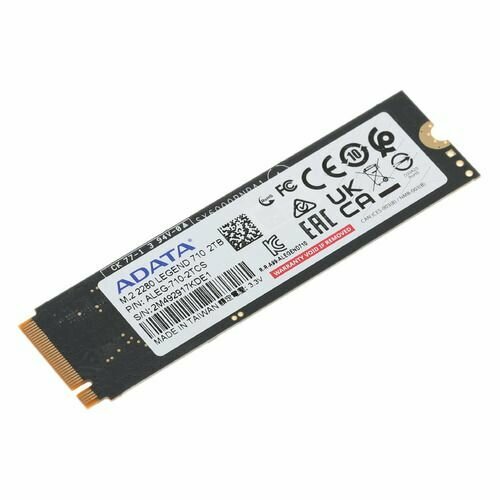 SSD накопитель A-Data Legend 710 ALEG-710-2TCS 2ТБ, M.2 2280, PCIe 3.0 x4, NVMe, M.2