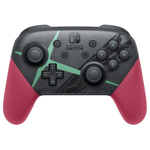 Геймпад Nintendo Switch Pro Controller Xenoblade Chronicles 2, черный/розовый