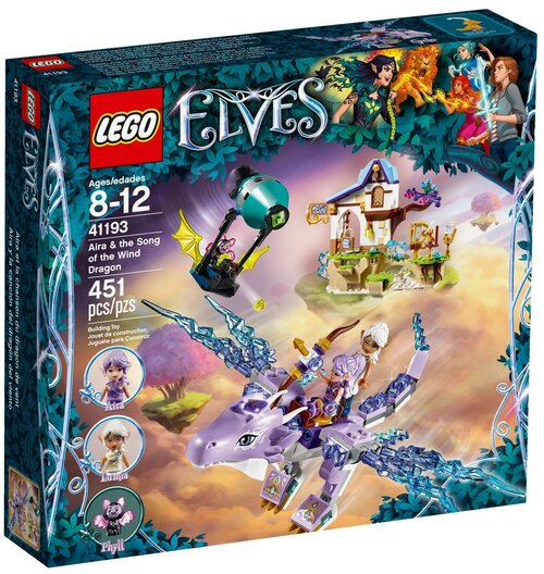 Конструктор LEGO Elves 41193 Эйра и Дракон Песня ветра, 451 дет.