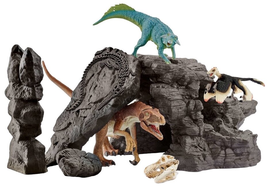 Фигурки Schleich Пещера динозавров 41461, 3 шт.