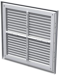 Вентиляционная решетка VENTS МВ 250 с 250 x 250 мм белый