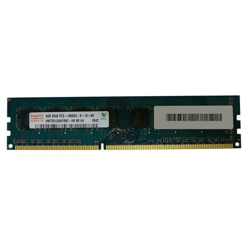 Оперативная память Hynix 4 ГБ DDR3 1333 МГц DIMM CL9 HMT351U6AFR8C-H9 оперативная память hynix 2 гб ddr3 1333 мгц sodimm cl9 hmt325u6bfr8c h9