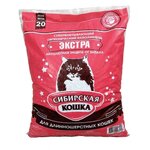 Впитывающий наполнитель Сибирская кошка Экстра Впитывающий 20 + 20 л - изображение