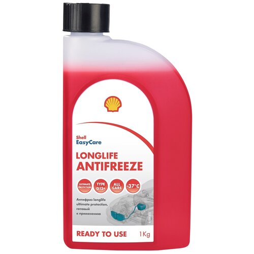 Антифриз SHELL longlife Ultimate protection G12+ красный 4 л