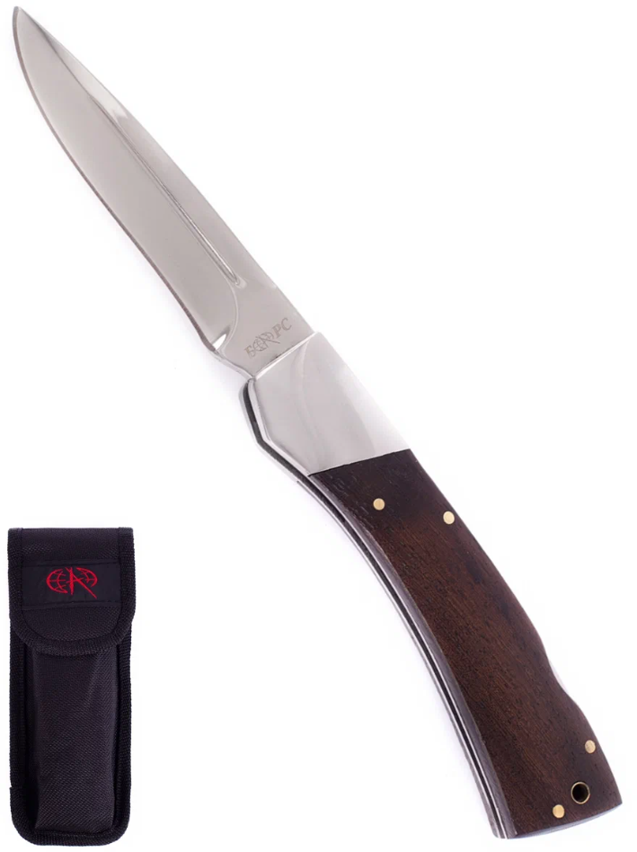 Складной нож Pirat "Барс", чехол кордура, длина клинка: 10,9 см.