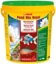 Сухой корм для рыб Sera Pond Mix Royal, 21 л, 3.5 кг