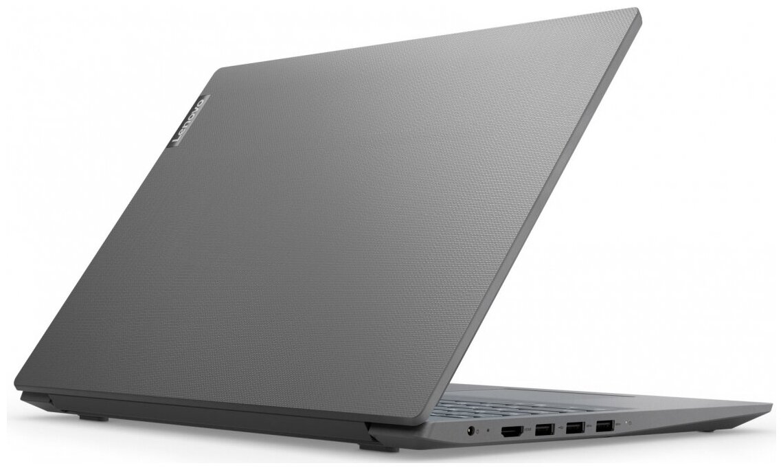 15.6" Ноутбук Lenovo V15-IIL (1920x1080, Intel Core i5 1 ГГц, RAM 4 ГБ, SSD 128 ГБ, DOS), 82C500G0RU, Iron Grey