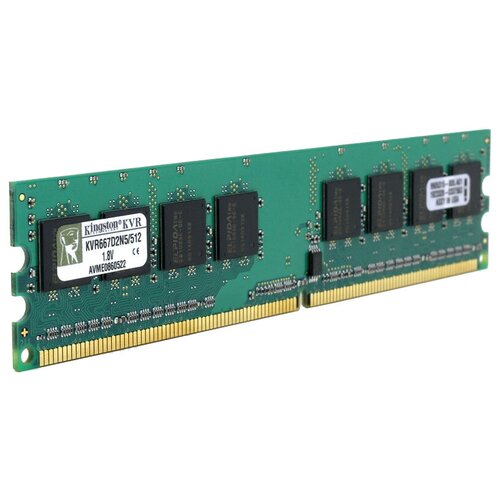 Оперативная память Kingston 524.288 МБ DDR2 667 МГц DIMM CL5 KVR667D2N5/512 оперативная память kingston kth xw667lp 8g ddr2 2 x 4гб fb dimm 240 pin 667 мгц 2 x 4 гб ecc registered товар уцененный