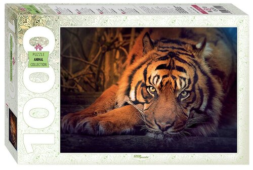 Пазл «Сибирский тигр», 1000 элементов