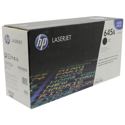 Картридж HP C9730A, 13000 стр, черный