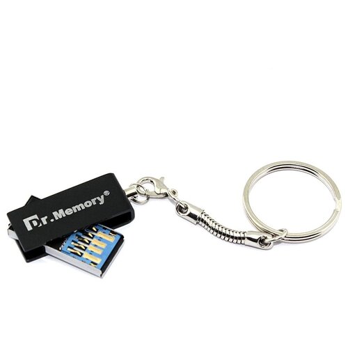 Флешка USB Dr. Memory 005 64Гб, USB 3.0, серебристый