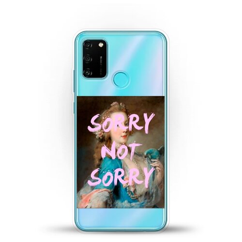 фото Силиконовый чехол sorry на honor 9a andy & paul