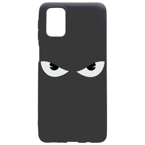 фото Re:pa чехол - накладка soft sense для samsung galaxy m31s с 3d принтом "angry" черный