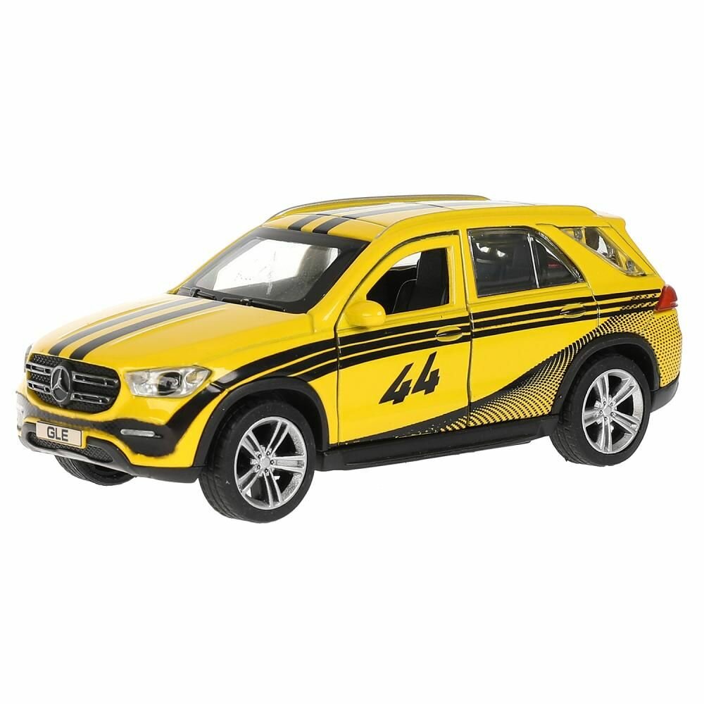 Машинка Технопарк MERCEDES-BENZ GLE 2018 спорт 12 см желтый - фотография № 5