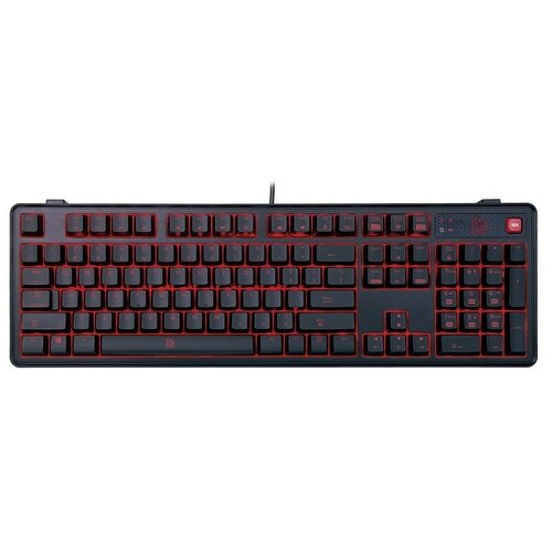 Игровая клавиатура Tt eSPORTS by Thermaltake MEKA PRO Cherry MX Blue Black USB Cherry MX Blue, черный клавиатура thermaltake tt esports argent k5 rgb cherry mx silver gkb kb5 sssrru 01