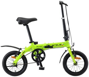 Городской велосипед STELS Pilot 360 14 V010 (2019) зеленый 9" (требует финальной сборки)