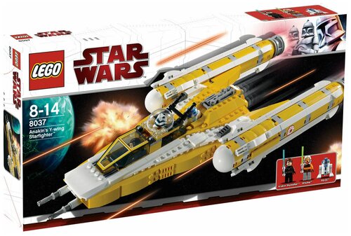 LEGO Star Wars 8037 Anakins Y-Wing Starfighter, 570 дет.