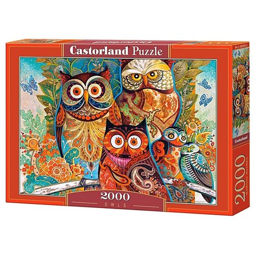 Пазл Castorland Owls (C-200535), 2000 дет., 92х3х5 см пазл castorland замок в заливе 2000 дет 16