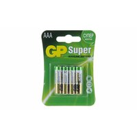 Батарейка GP Super Alkaline AAA, в упаковке: 4 шт.