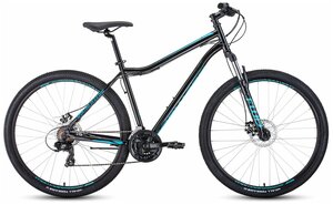 Горный (MTB) велосипед FORWARD Sporting 29 2.0 Disc (2020) черный/бирюзовый 17" (требует финальной сборки)