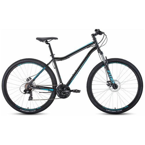 Горный (MTB) велосипед FORWARD Sporting 29 2.0 Disc (2020) черный/бирюзовый 17