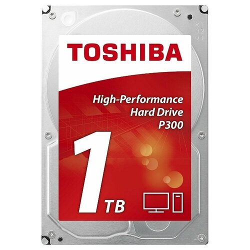 Жесткий диск Toshiba P300 1 ТБ HDWD110UZSVA 4 тб внутренний жесткий диск toshiba p300 3 5 5400 hdwd240