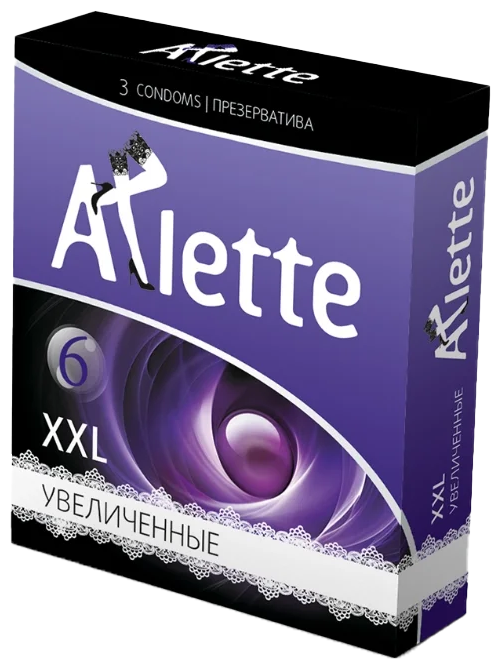 Презервативы Arlette XXL увеличенного размера - 3 шт.