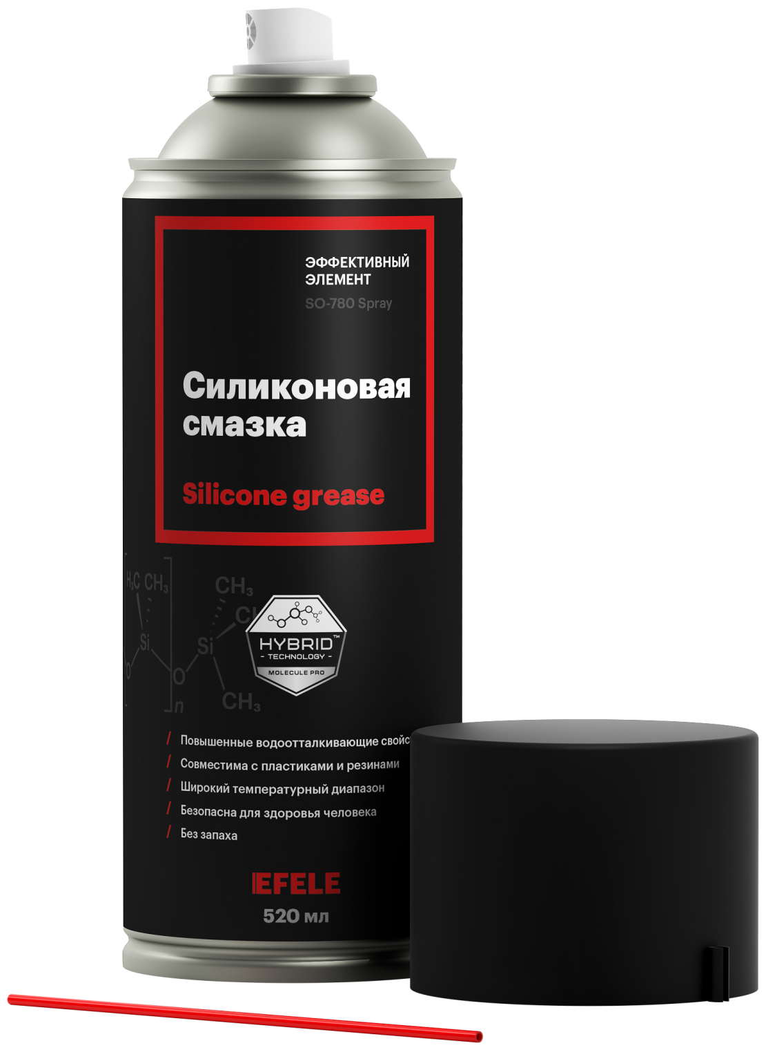 Смазка силиконовая EFELE SO-780 Spray (0.52 л)