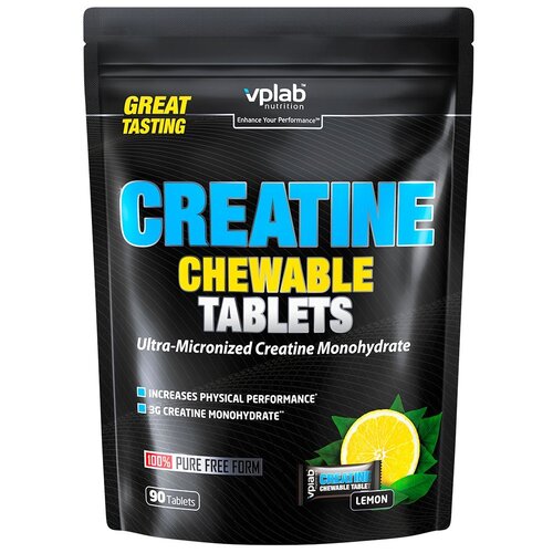 Креатин vplab Creatine Chewable, 90 шт.