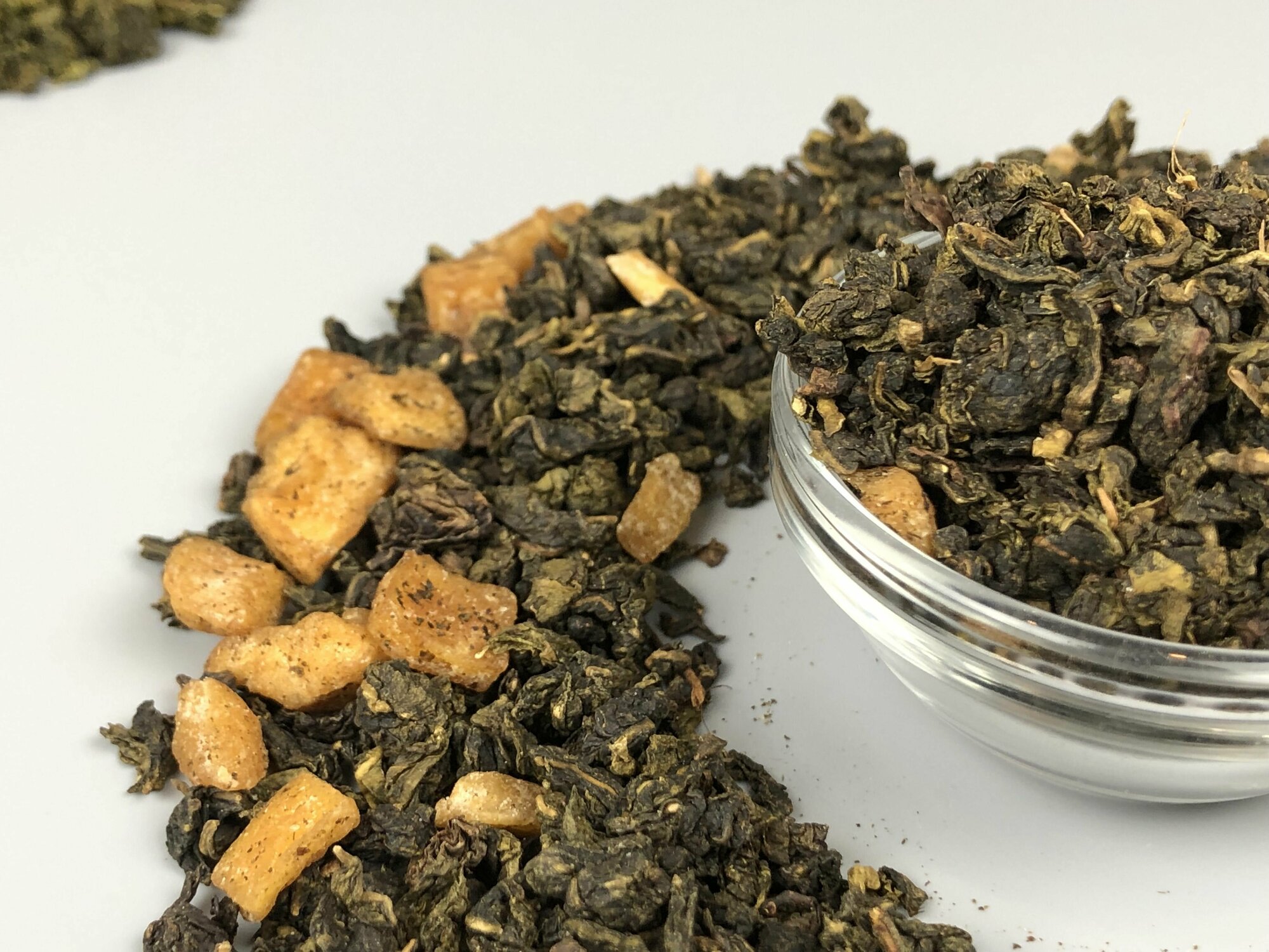 Чай Китайский 3 вкуса в наборе Улун Персик Молочный Манго. Рассыпной листовой - фотография № 7