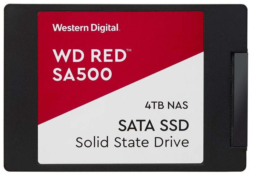 Твердотельный накопитель Western Digital WD Red 4 ТБ SATA WDS400T1R0A