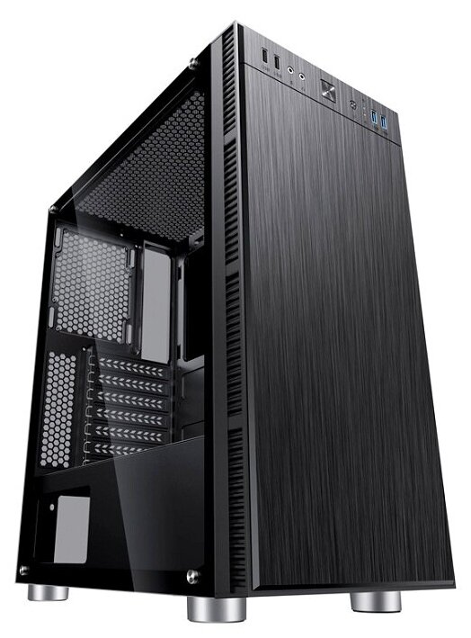 Корпус ATX Accord 3407, Midi-Tower, без БП, черный [acc-3407]