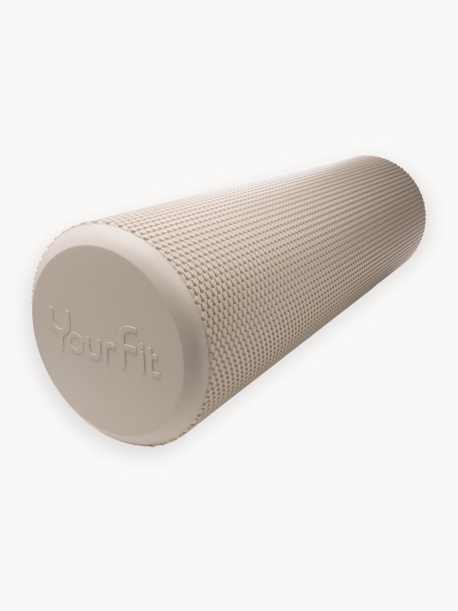Валик для спины, YourFit, 45 см, бежевый