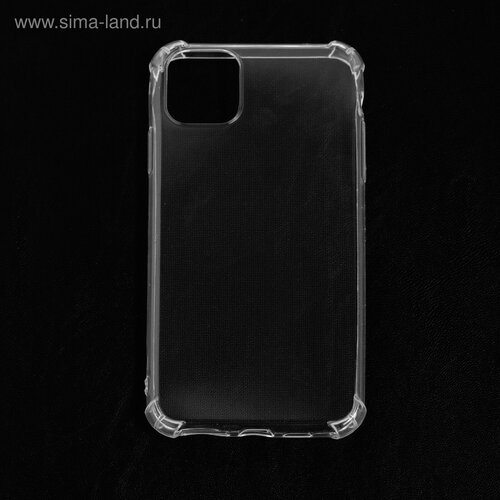 Чехол LuazON для iPhone 11 Pro Max, силиконовый, противоударный, прозрачный чехол задняя накладка для apple iphone 11 pro max прозрачный силикон