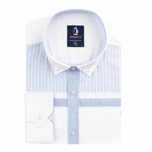 фото Рубашка barcotti, размер 6xl, белый