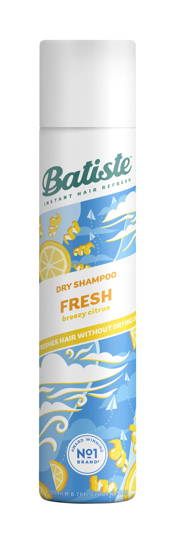 Сухой шампунь со свежим ароматом Batiste Dry Shampoo Fresh 200 мл .