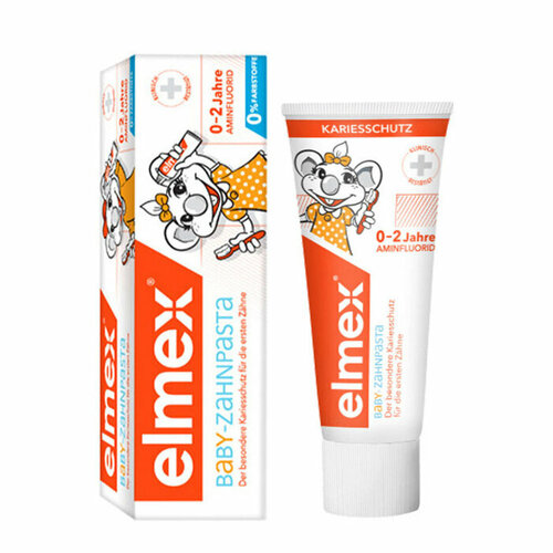 зубная паста elmex tp elmex anticaries 75ml 75 мл Зубная паста Elmex Baby (0-2 лет), 50 мл