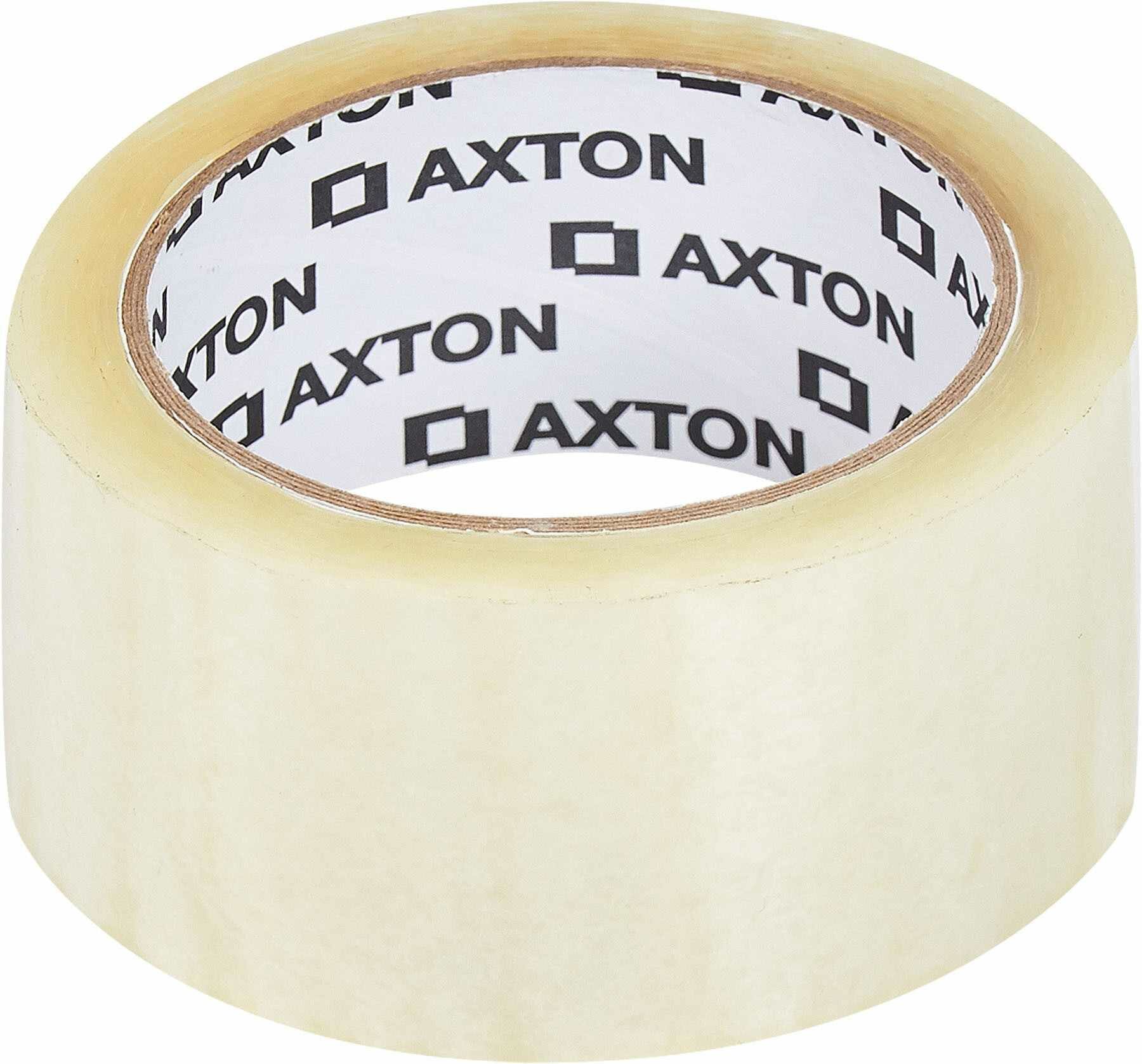 Лента клейкая упаковочная Axton 48 мм x 66 м прозрачная - фото №1
