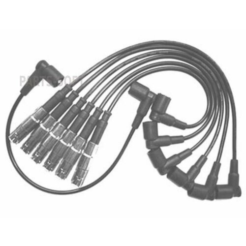 ALD A09026 Комплект проводов зажигания (черный силикон), MB W201 1.8-2.3 82-92/W124 2.0/2.3 M102 85-92