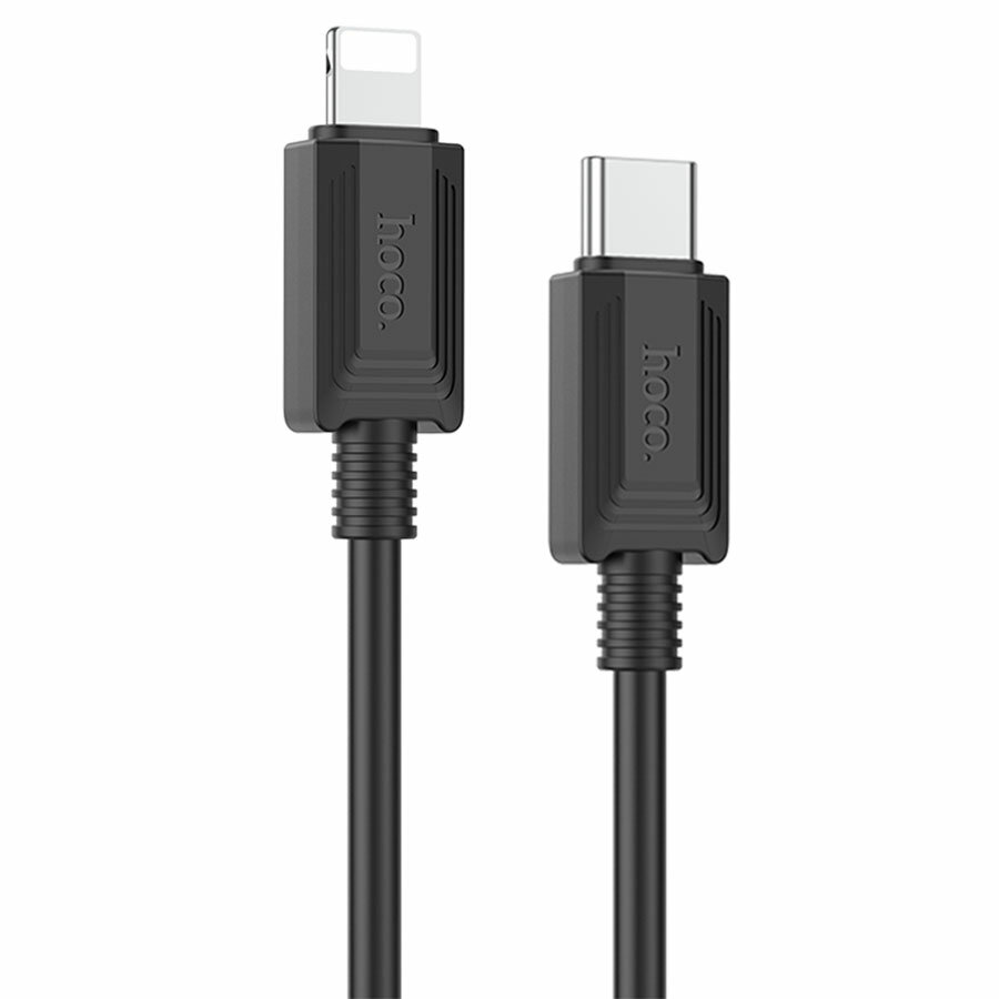 Кабель для айфон USB-C HOCO X73 Type-C - Lightning, 20W, 1 м, черный