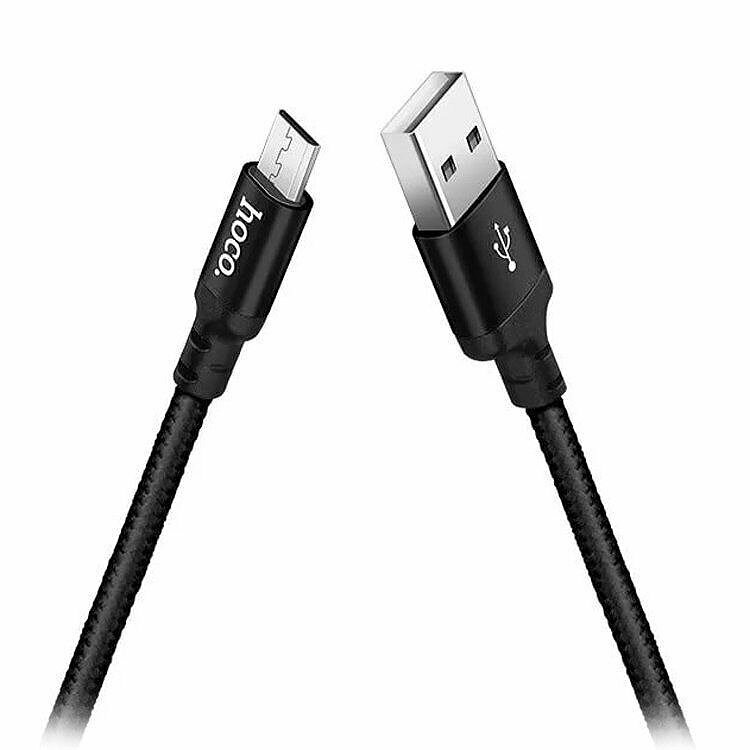 Кабель Hoco X14 Times speed USB - microUSB 1 м черный