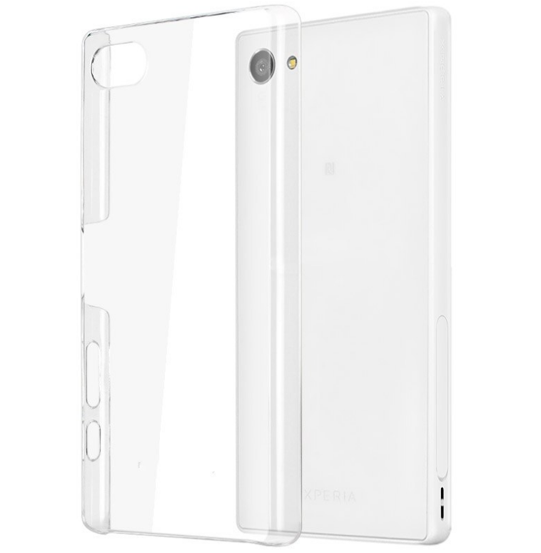 Чехол панель-накладка MyPads для Sony Xperia Z1 Compact ультра-тонкая полимерная из мягкого качественного силикона белая