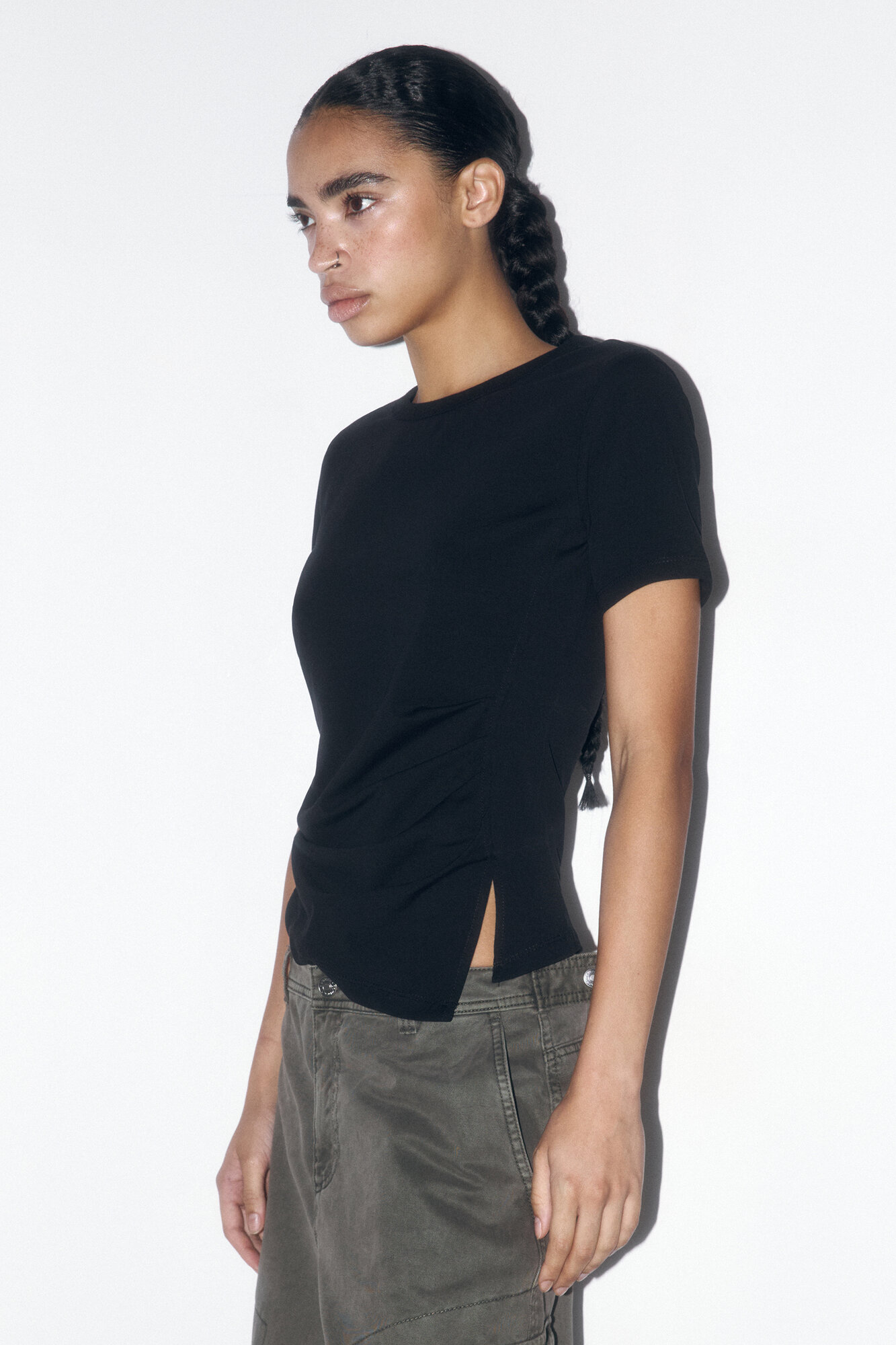 Футболка Befree Basic, размер L/170, черный — фото 1